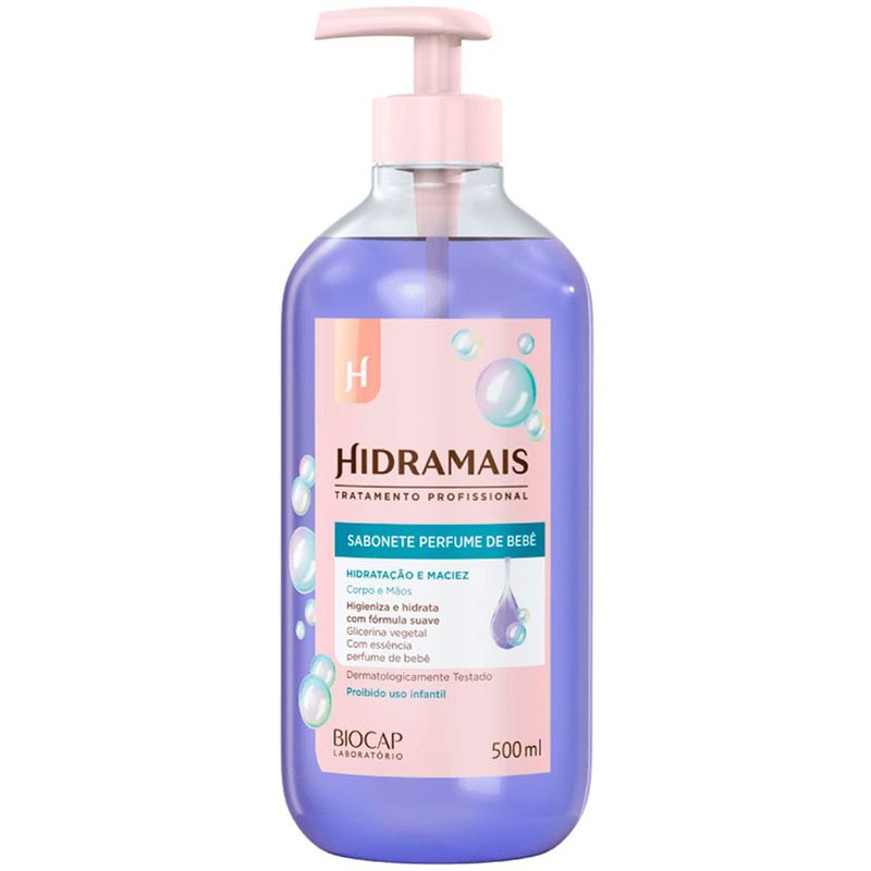 sabonete líquido hidramais perfume de bebê 500ml