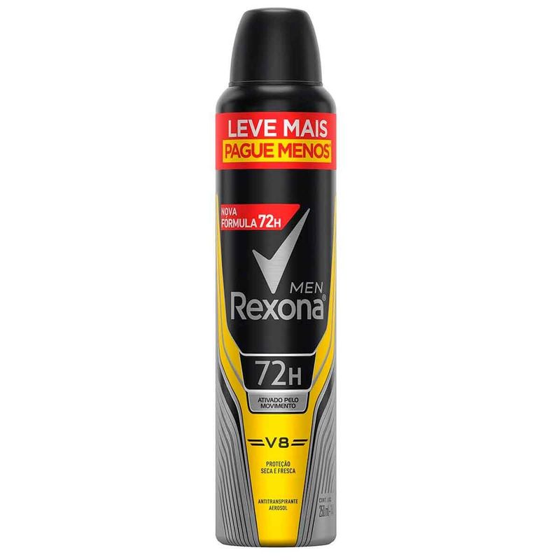 desodorante aerosol rexona men v8 250ml