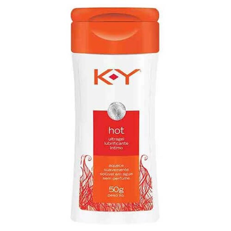 lubrificante íntimo ky hot ultragel 50g