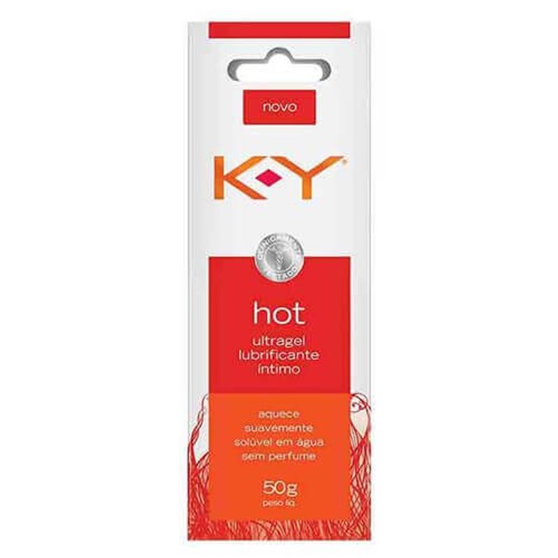 lubrificante íntimo ky hot ultragel 50g