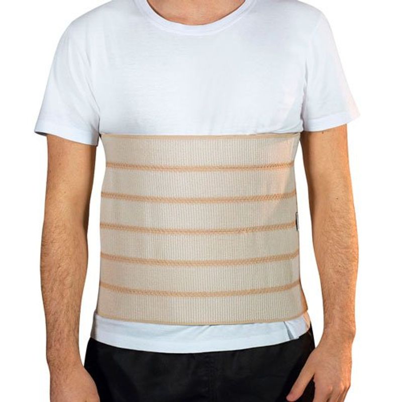 faixa abdominal elástica mercur ajustável 30x140cm