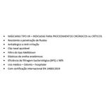 máscara cirúrgica g-tech camada tripla camada 50 unidades tipo iir