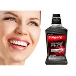 enxaguante bucal colgate luminous white carvão 500ml