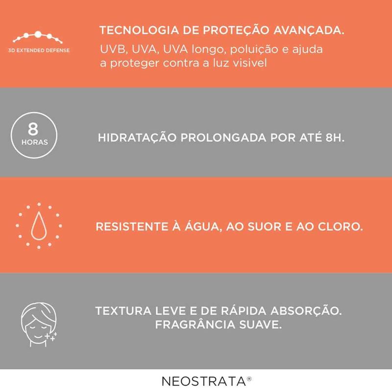 protetor solar neostrata minesol corpo e rosto fps99 200ml