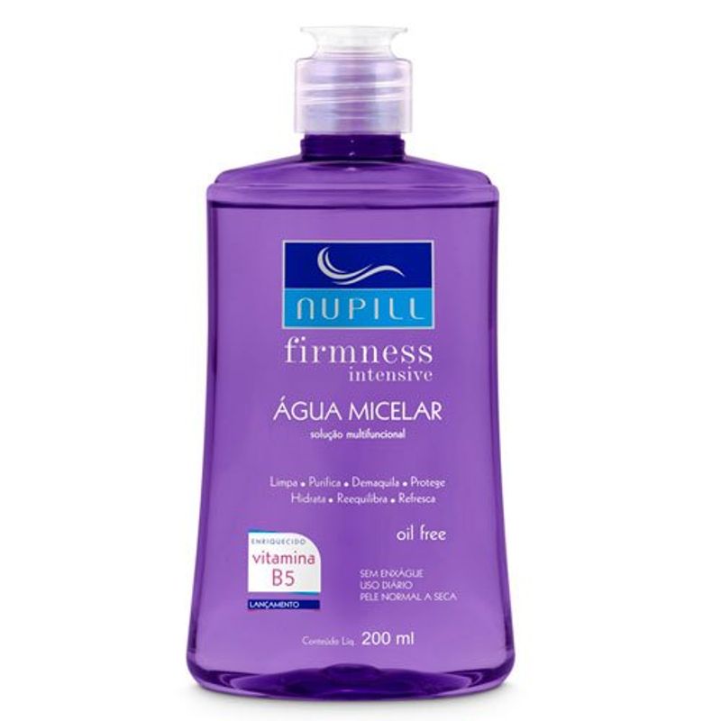 água micelar firmness intensive vitamina b5 200ml - nupill