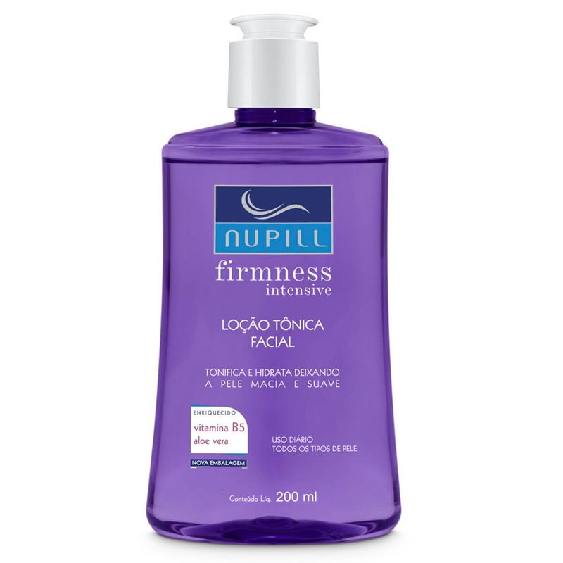 loção tônica facial nupill firmness intensive 200ml