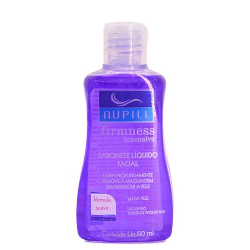 sabonete facial líquido nupill firmness intensive mini 60ml
