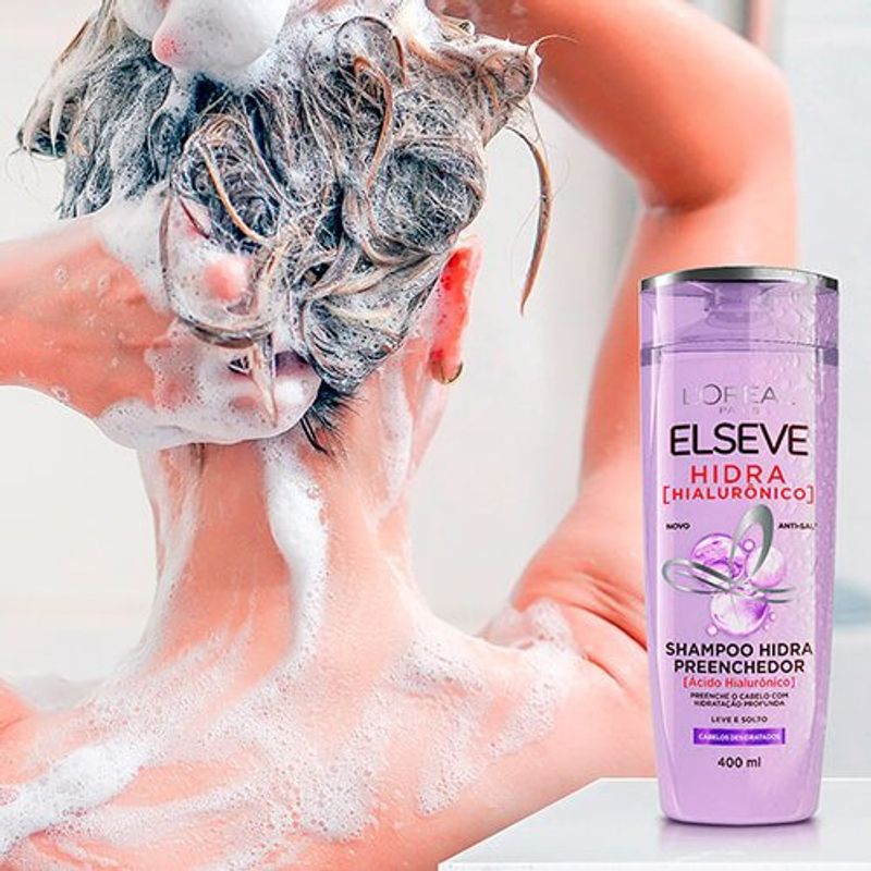 shampoo preenchedor elseve hidra hialurônico 200ml