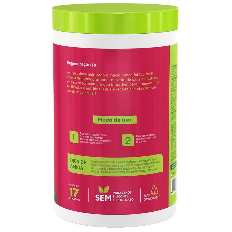 creme de tratamento novex azeite de oliva 400g