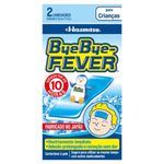 adesivo para alívio da febre hisamitsu bye bye fever para criança 2 unidades
