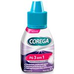 pó fixador de dentadura corega 3 em 1 sem sabor 22g