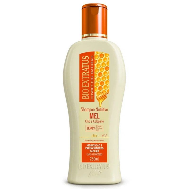 shampoo nutritivo bio extratus mel 250ml