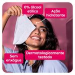 lenços de limpeza e demaquilante nivea ação refrescante 25 unidades