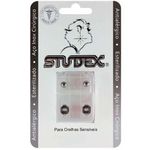 brinco antialérgico studex classic bolinha média prateado