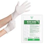 luva cirúrgica estéril 7,0 latex com pó bioabsorvível new hand