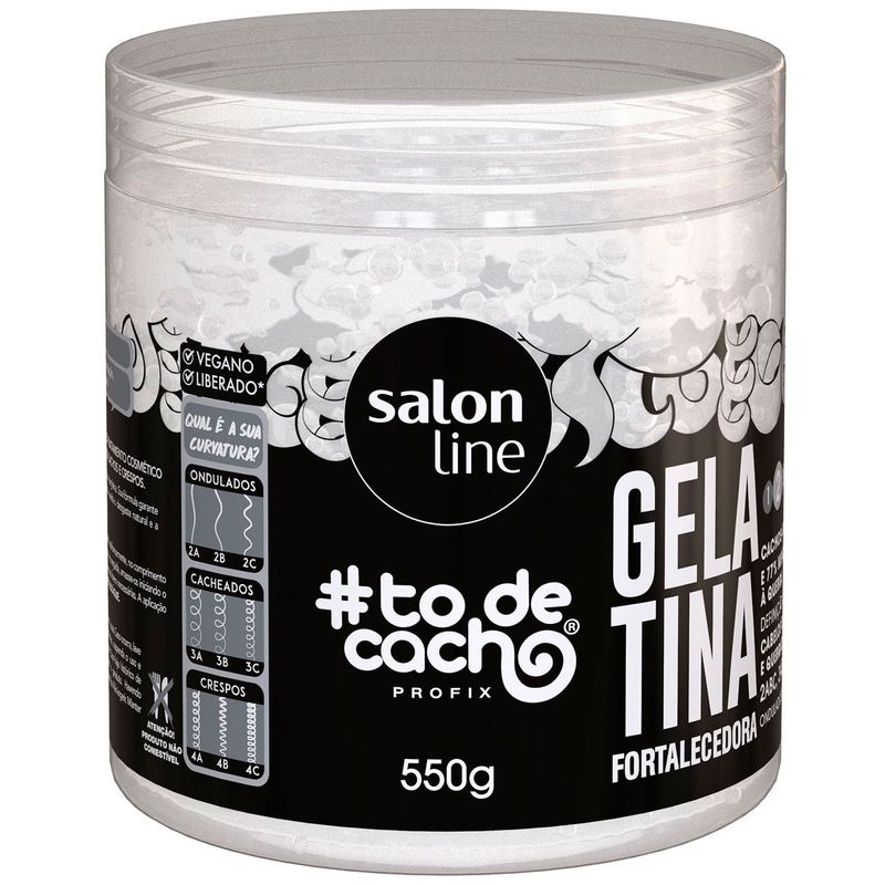 gelatina salon line #todecachos fortalecedora 550g