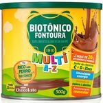 suplemento alimentar em pó biotônico fontoura multi a-z chocolate 300g