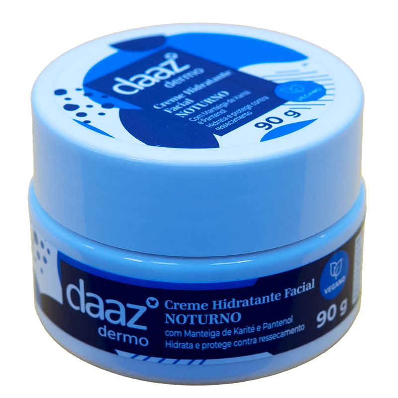 creme hidratante facial noturno daaz 90g
