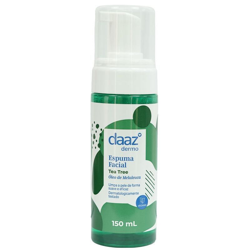 espuma facial daaz tea tree 150ml