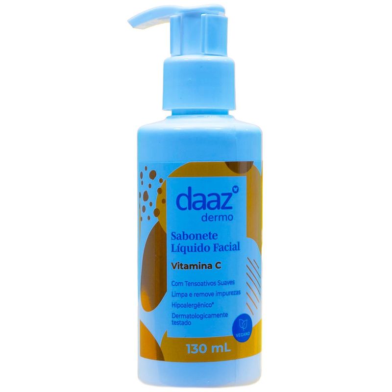 sabonete líquido facial daaz vitamina c 130ml