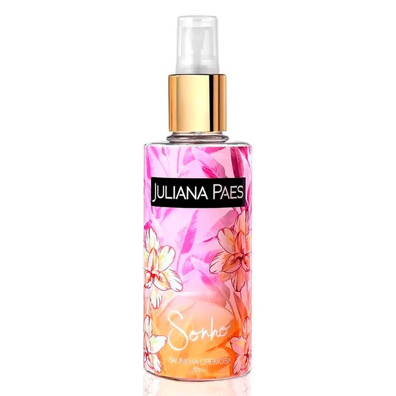body splash juliana paes sonho baunilha cremosa 200ml