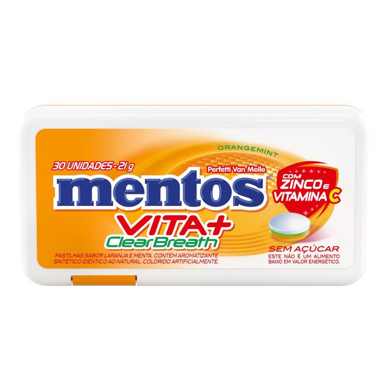 pastilha 30 minutos clear breath mentos 105g