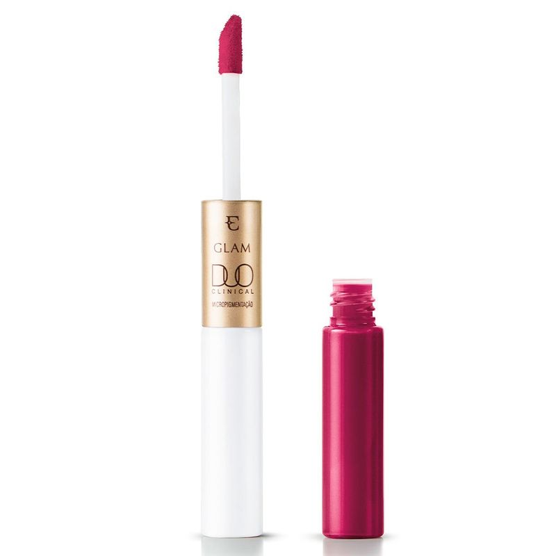batom líquido eudora glam duo clinical micropigmentação magenta enigmático 3,5g