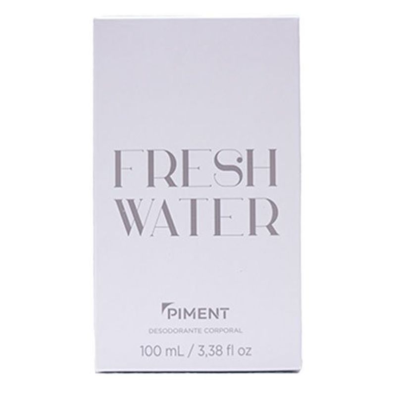 desodorante corporal piment fresh water 100ml
