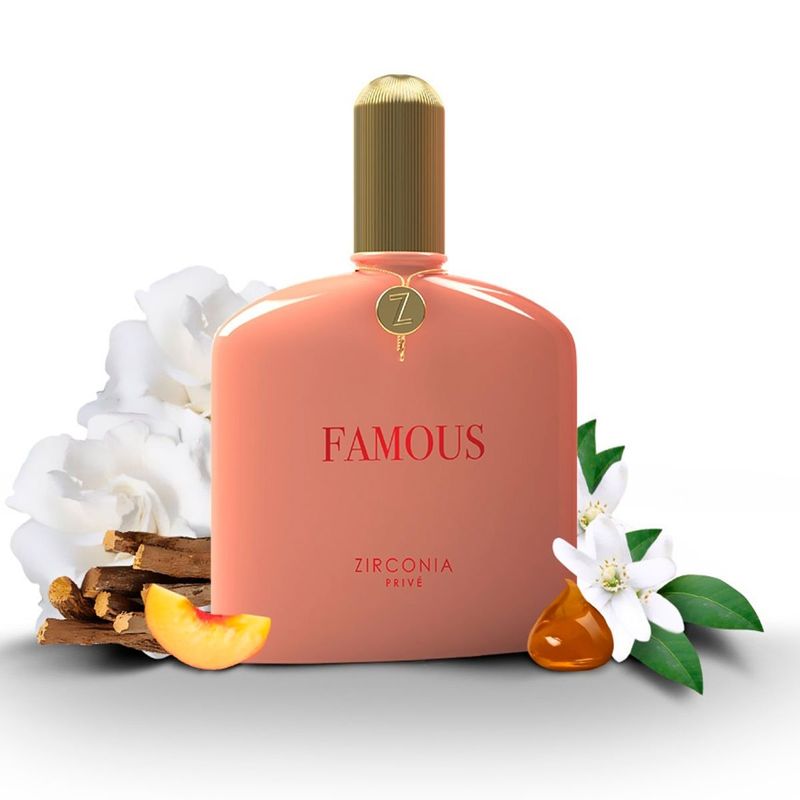 perfume feminino zirconia privé famous 100ml