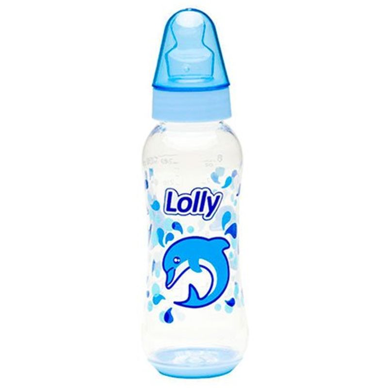 mamadeira lolly oceano ortodôntica azul 250ml