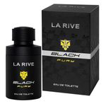 perfume masculino la rive black fury eau de toilette 75ml