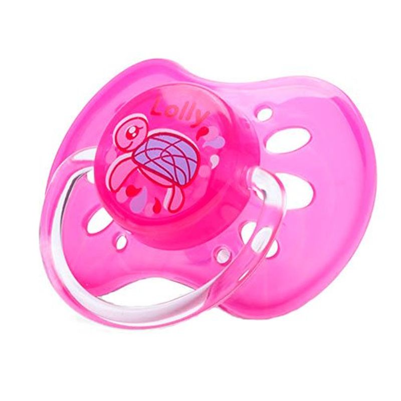 chupeta lolly oceano silicone ortodôntico 1 rosa