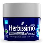desodorante creme herbíssimo bioprotect cedro 55g