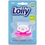chupeta lolly bona silicone r 1 rosa