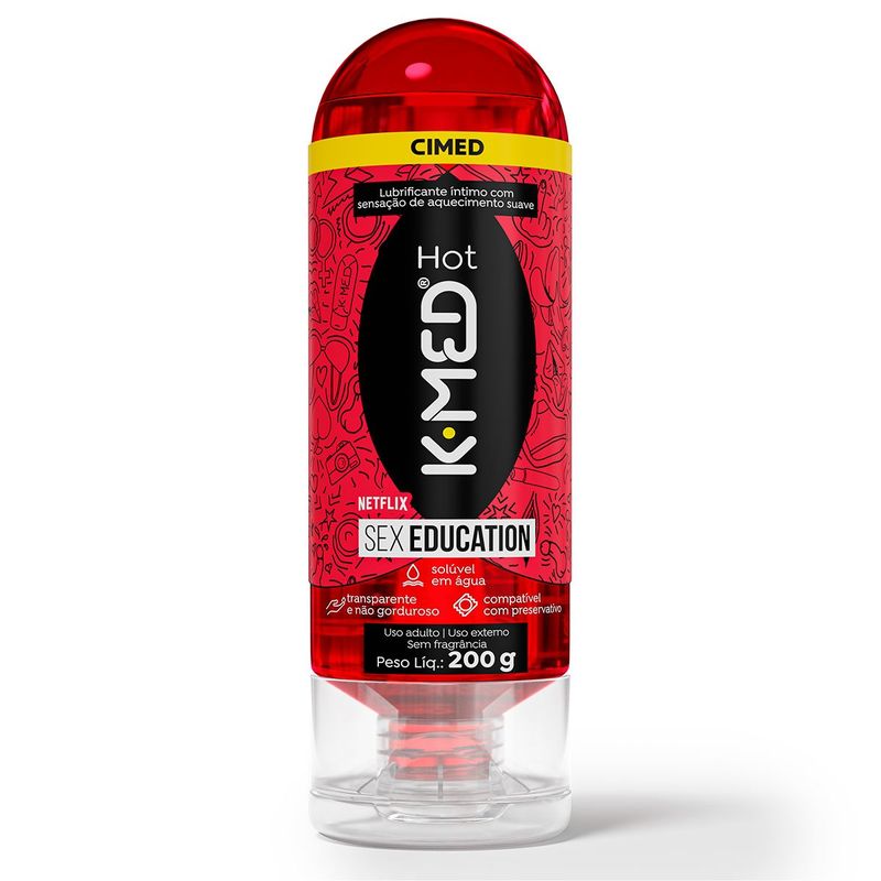 gel lubrificante k-med hot sex education 200g