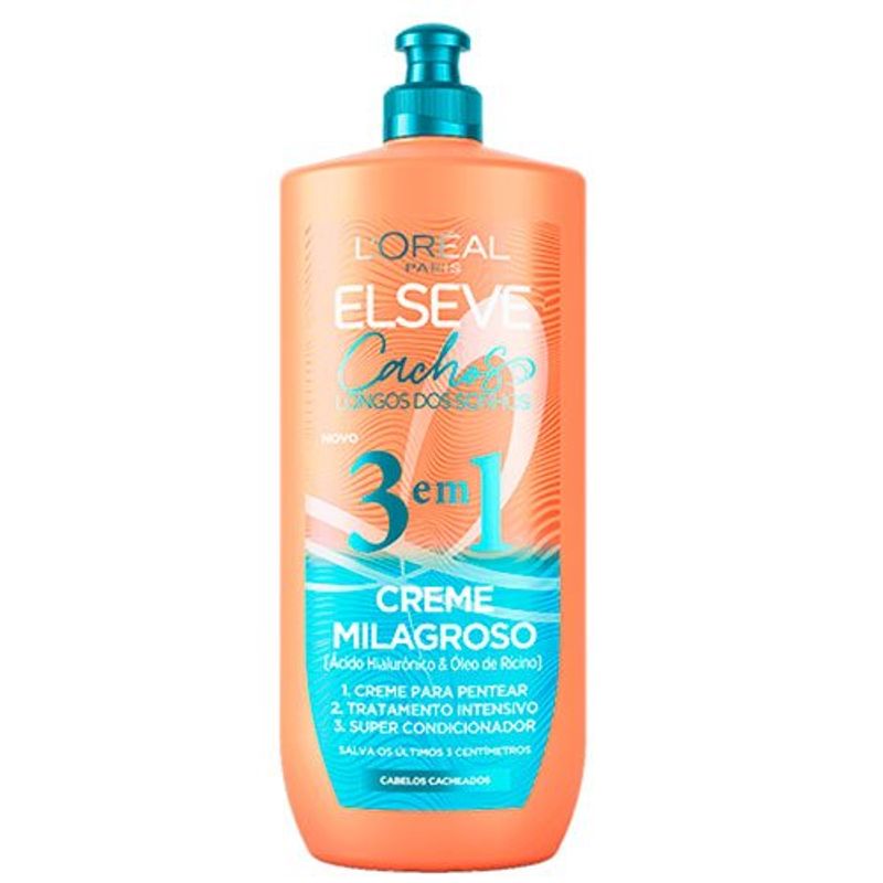 creme milagroso 3 em 1 elseve cachos longos dos sonhos 500ml
