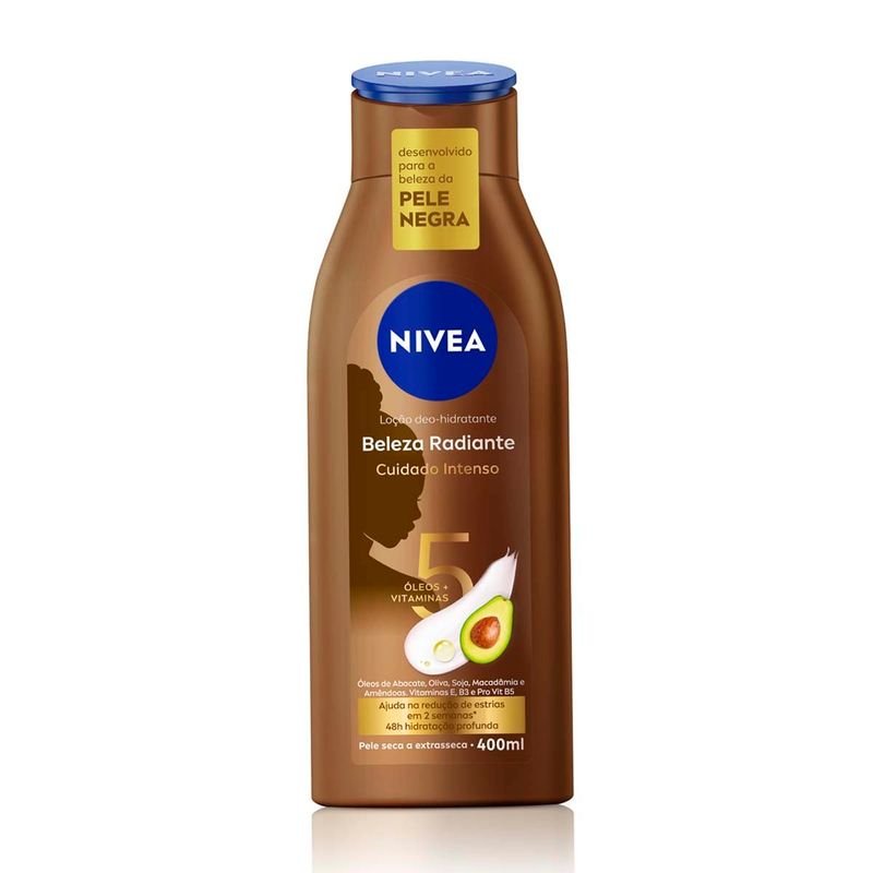 loção deo hidratante nivea cuidado intenso 400ml