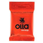 preservativo olla morango 3 unidades