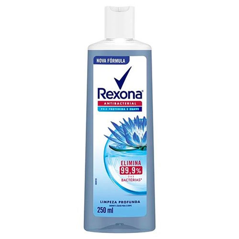 sabonete líquido rexona antibacterial limpeza profunda 250ml