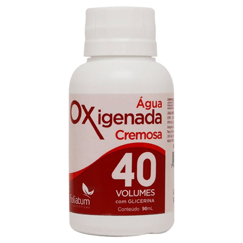 agua oxigenada cremosa 40 volumes 90ml