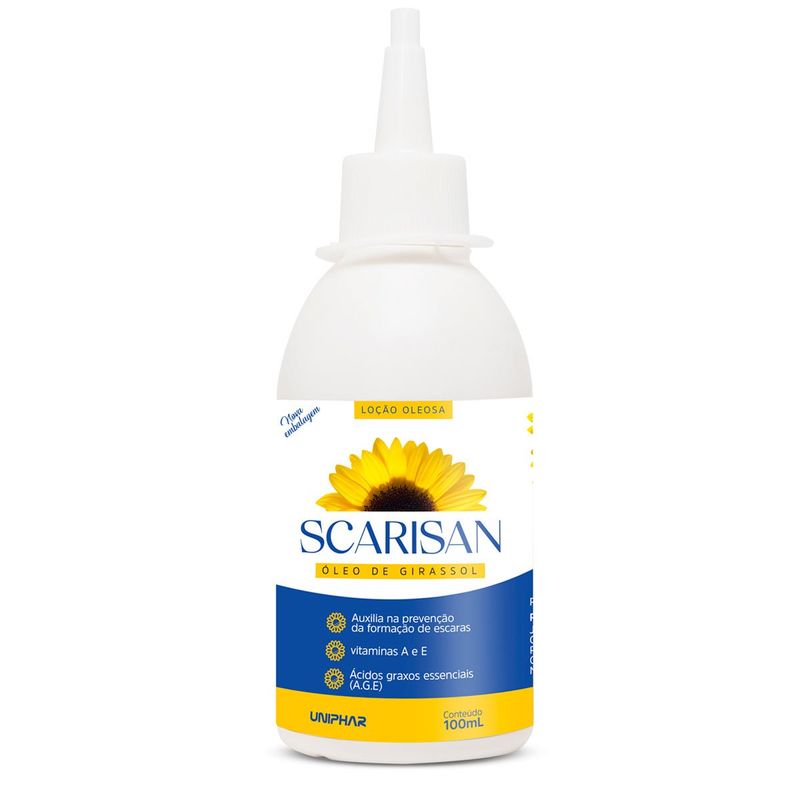 scarisan óleo de girassol uniphar 100ml