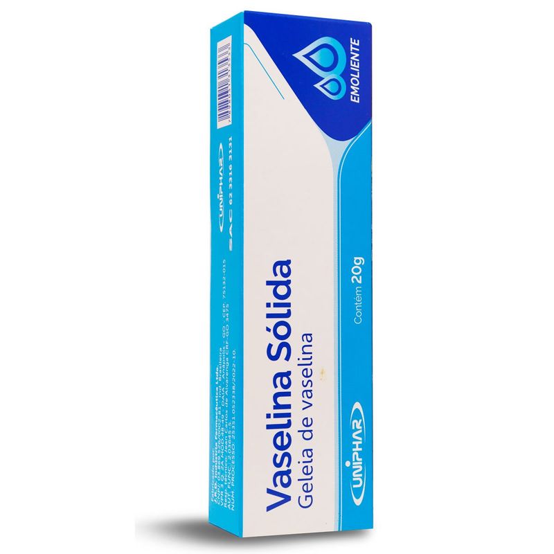 vaselina sólida uniphar bisnaga 20g
