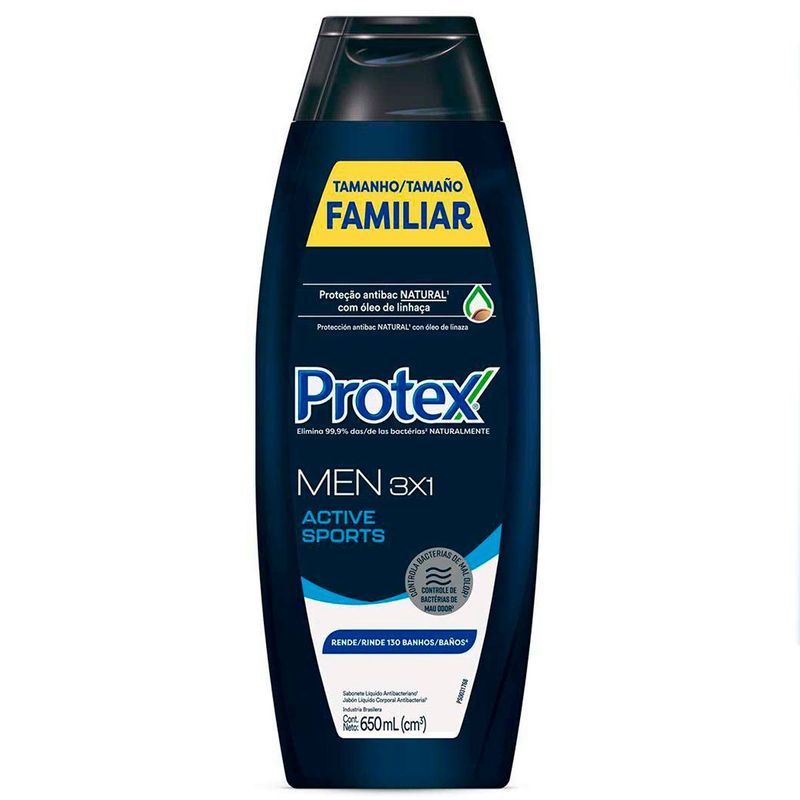 sabonete liquido protex men sport 650ml