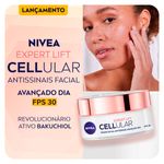 creme facial nivea antissinais cellular expert lift diurno 50ml