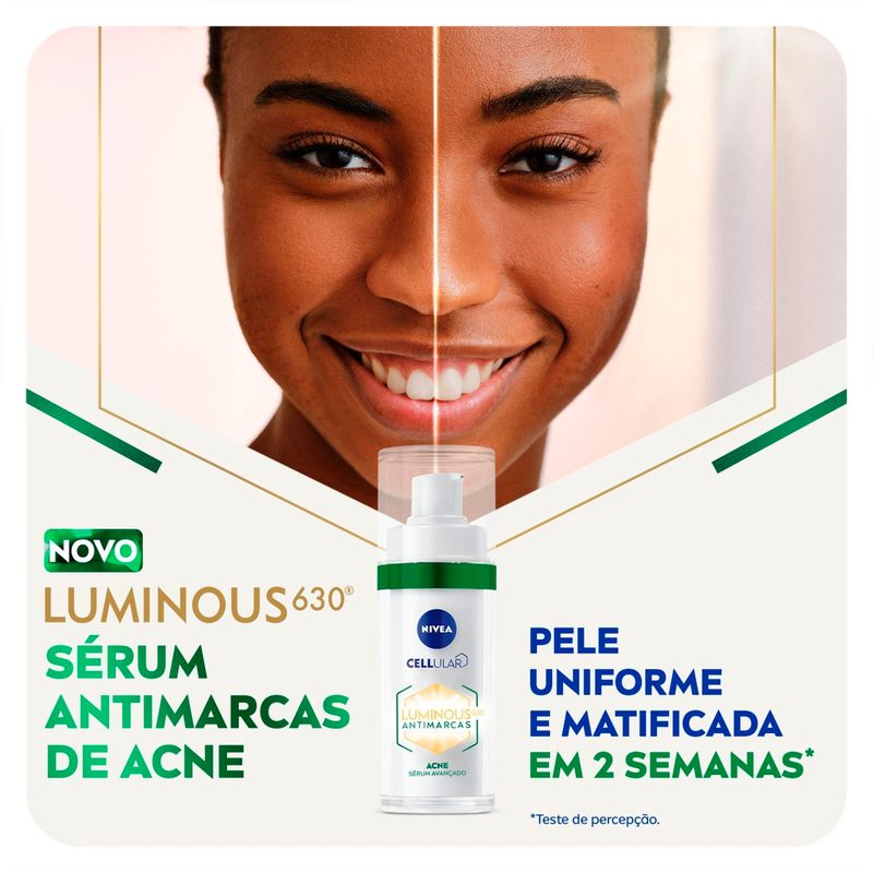 sérum facial nivea luminous 630 antimarcas acne 30ml