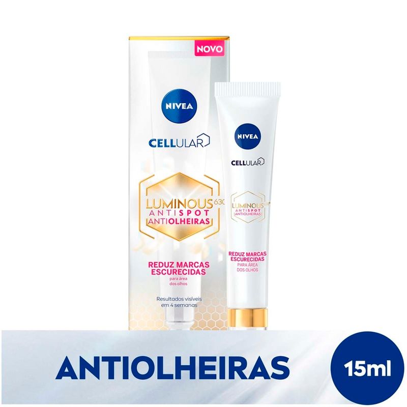 creme facial nivea cellular luminous 630 antispot antiolheiras 15ml