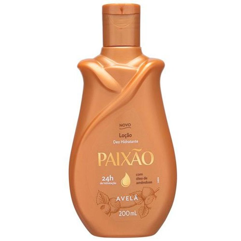 loção deo hidratante paixão avelã 200 ml