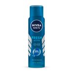 desodorante antitranspirante aerossol nivea men fresh active 150ml