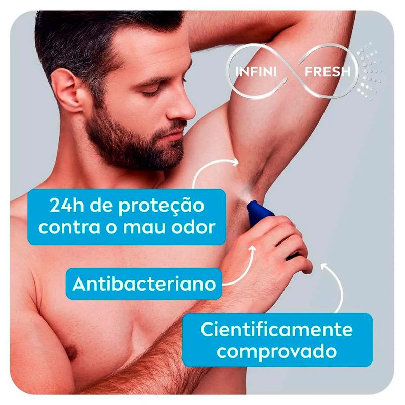 desodorante spray nivea men fresh active 90ml
