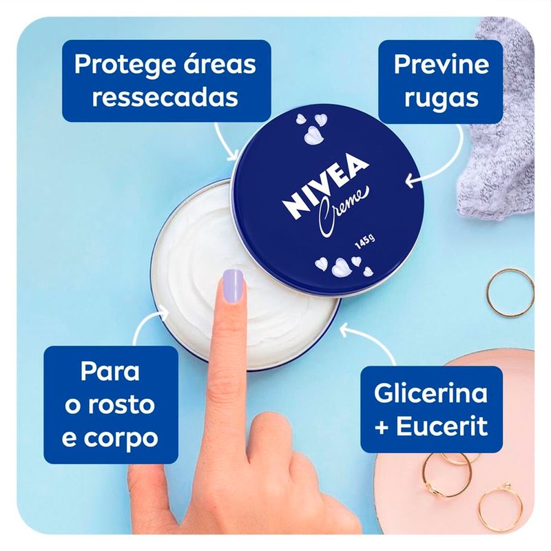 creme hidratante nivea 145g